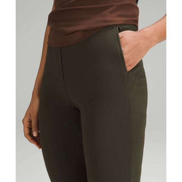 (4) $148 Lululemon Smooth Fit Pull-On High-Rise Pant Dark Olive - Picture 2 of 6